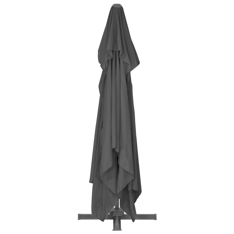 Outdoor Umbrella with Portable Base Anthracite