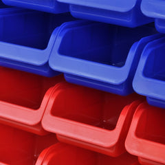 2 pcs Blue & Red Wall Mounted Garage Tool Organiser 3