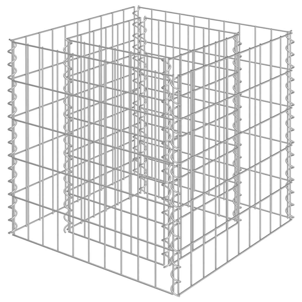 Gabion Raised Bed Galvanised Steel 50 cm