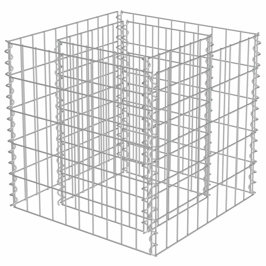 Gabion Raised Bed Galvanised Steel 50 cm