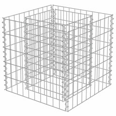 Gabion Raised Bed Galvanised Steel 50 cm
