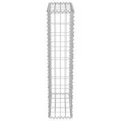 vidaXL Gabion Wall with Covers Galvanised Steel 50x20x100 cm 6