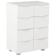 Sideboard High Gloss 60x35x80 cm Engineered Wood White