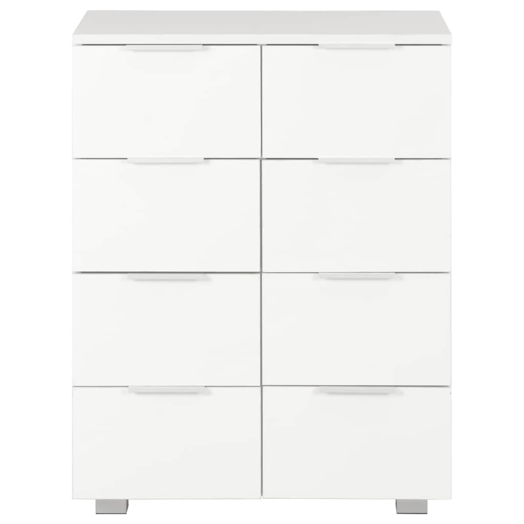 Sideboard High Gloss 60x35x80 cm Engineered Wood White