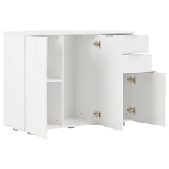 Sideboard High Gloss 107x35x80,5 cm White