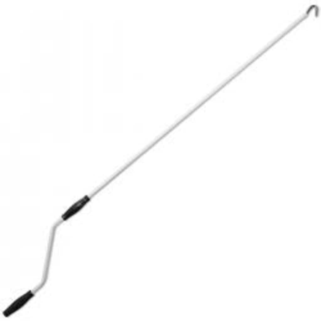 Folding Awning Manual Operated 600 cm Black and white