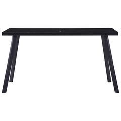 Dining Table Black Tempered Glass