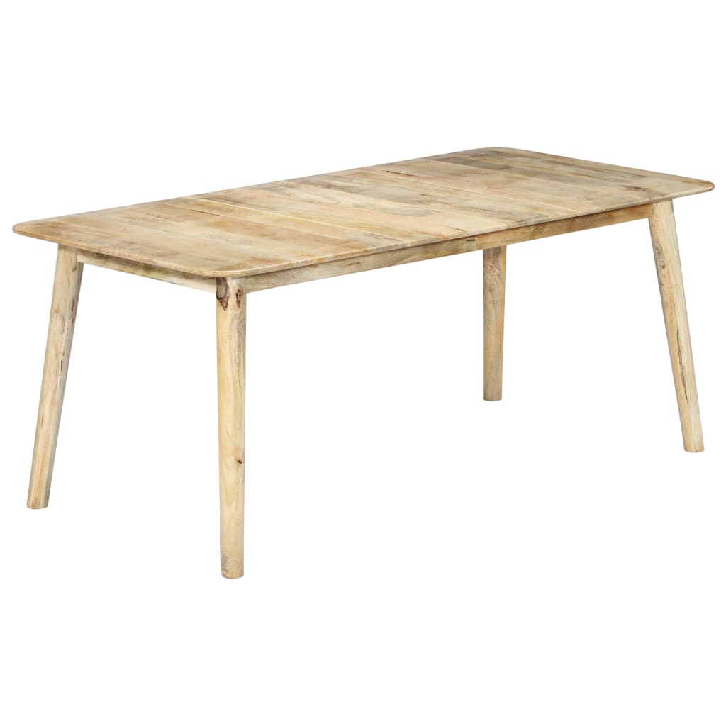 vidaXL Dining Table 180x90x76 cm Solid Mango Wood 1