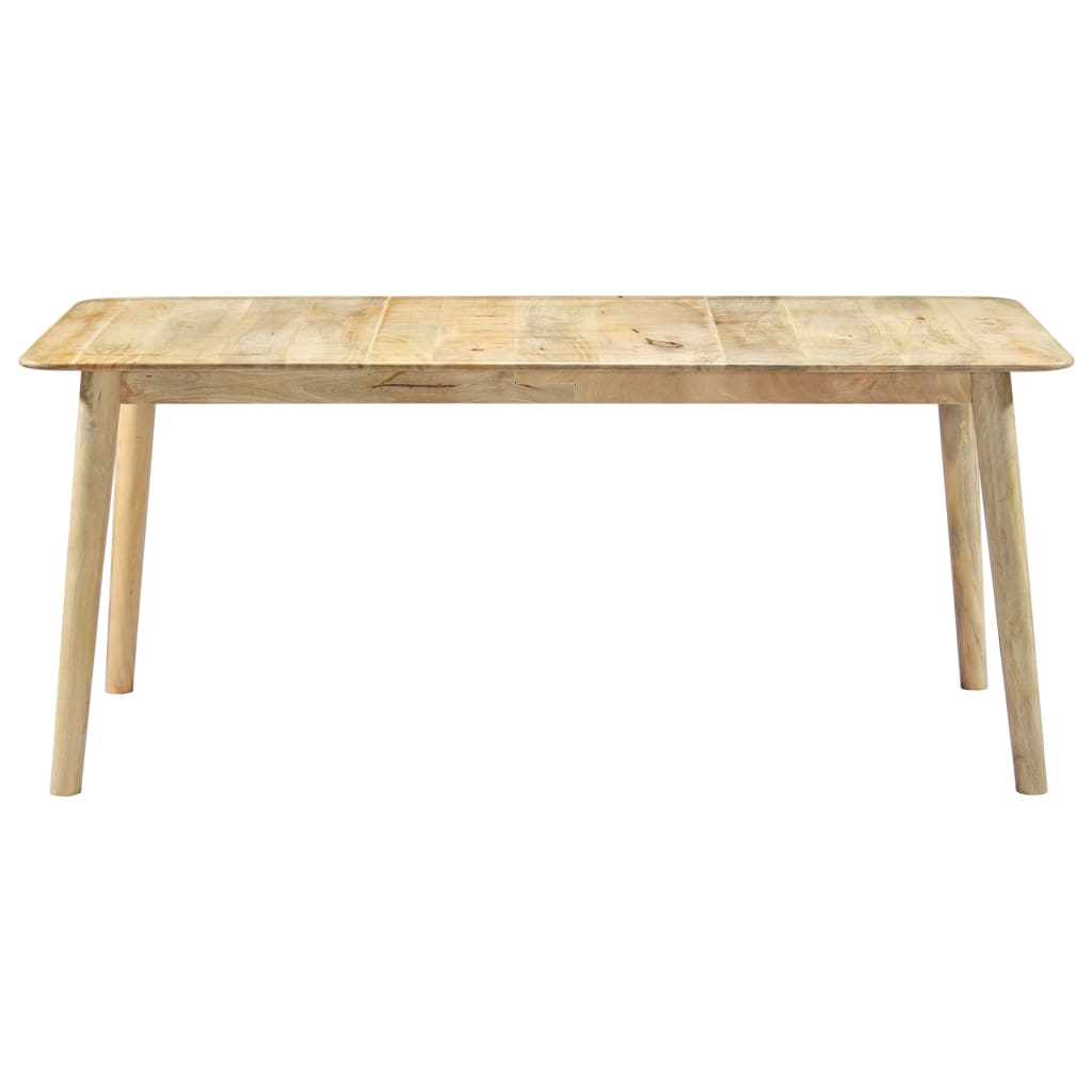 vidaXL Dining Table 180x90x76 cm Solid Mango Wood 2