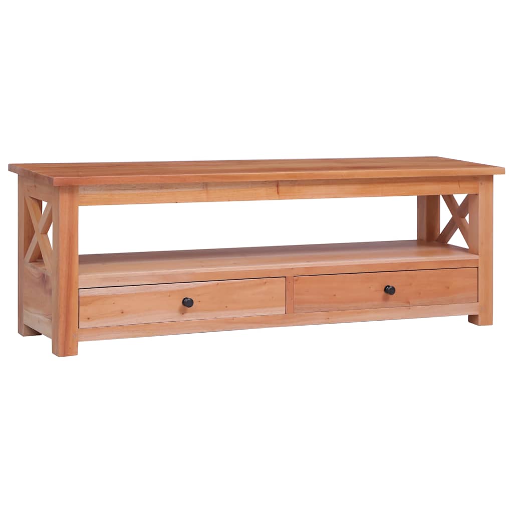 TV Cabinet 115x30x40 cm Solid Mahogany Wood 120 cm