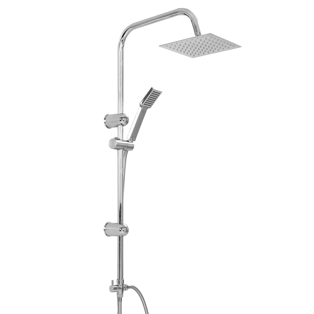 Shower System 47 x 20 x 95 cm Stainless Steel Silver Square