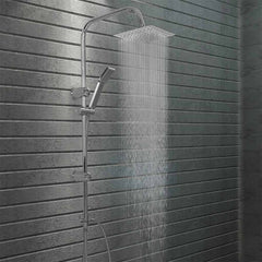Shower System 47 x 20 x 95 cm Stainless Steel Silver Square