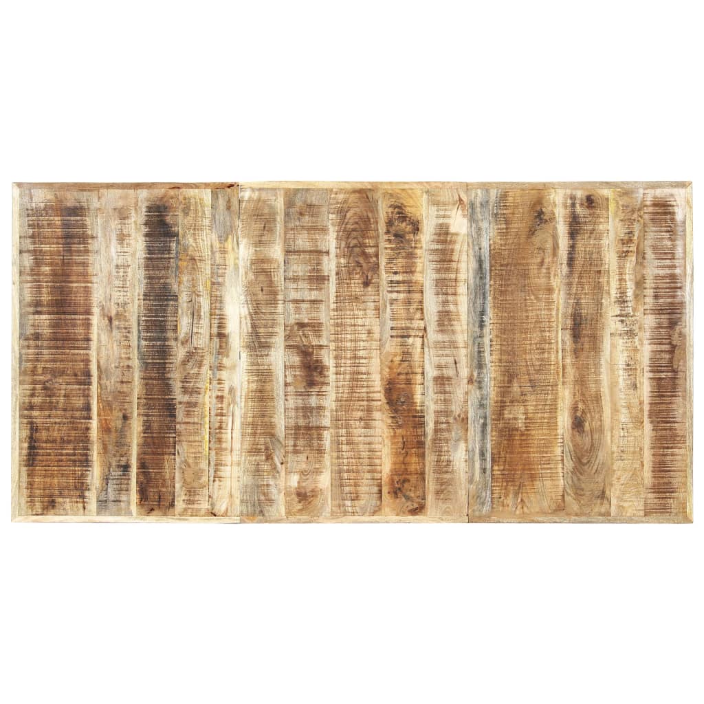 vidaXL Dining Table 180x90x76 cm Solid Mango Wood 4