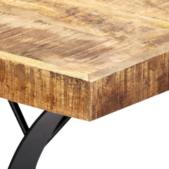 vidaXL Dining Table 180x90x76 cm Solid Mango Wood 5