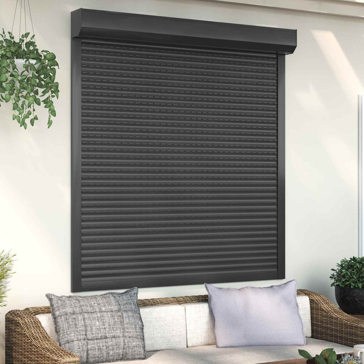 Roller Shutter Manual Anthracite 140 cm 150 cm