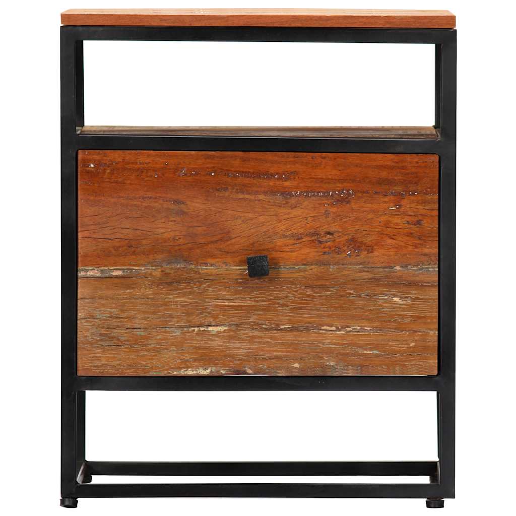 vidaXL Bedside Cabinet | Multicolour | Solid reclaimed wood | Small 4