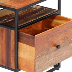 vidaXL Bedside Cabinet | Multicolour | Solid reclaimed wood | Small 5