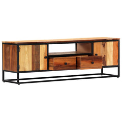 282726 vidaXL TV Cabinet 120x30x40 cm Solid Reclaimed Wood and Steel 4
