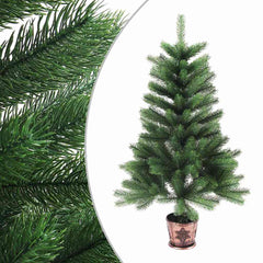 vidaXL Christmas Tree | Green | Polyethylene (PE) | 90 cm | Durable 2