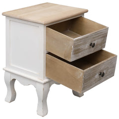 vidaXL Bedside Cabinets 2 pcs 35x30x50 cm Paulownia Wood 5