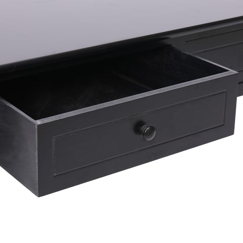 Coffee Table Black 100x50x45 cm Wood