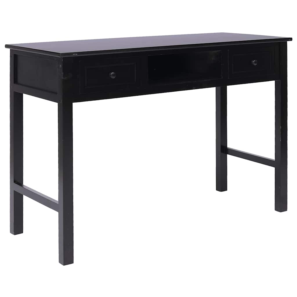 Writing Desk 110x45x76 cm Wood Black