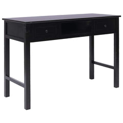 Writing Desk 110x45x76 cm Wood Black