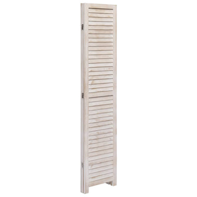 3-Panel Room Divider White 105x165 cm Wood