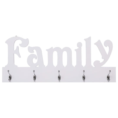 Wall Mounted Coat Rack FAMILY 74x29.5 cm