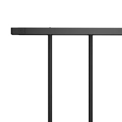 vidaXL Fence Panel "Woerden" Powder-coated Steel 163x117 cm Black 3
