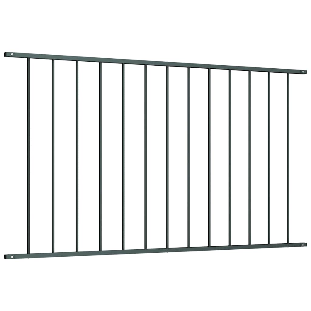 vidaXL Fence Panel "Woerden" Powder-coated Steel 163x117 cm Anthracite 2