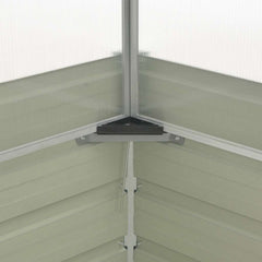 Greenhouse 100x100x85 cm Galvanised Steel Anthracite