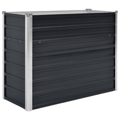 vidaXL Raised Bed | Anthracite | Galvanised Steel | 100x40x77cm | Durable 2
