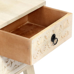 vidaXL TV Cabinet 110x30x44 cm Solid Mango Wood 6