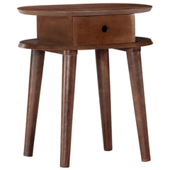 vidaXL Bedside Cabinet 50x35x55 cm Solid Acacia Wood 1