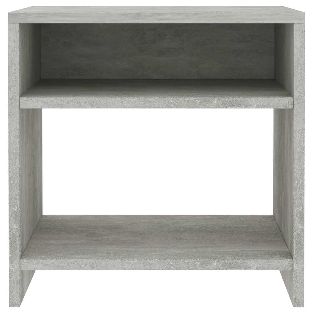 vidaXL Bedside Cabinet | Set of 2 | Concrete Grey | Engineered wood | Standard 4