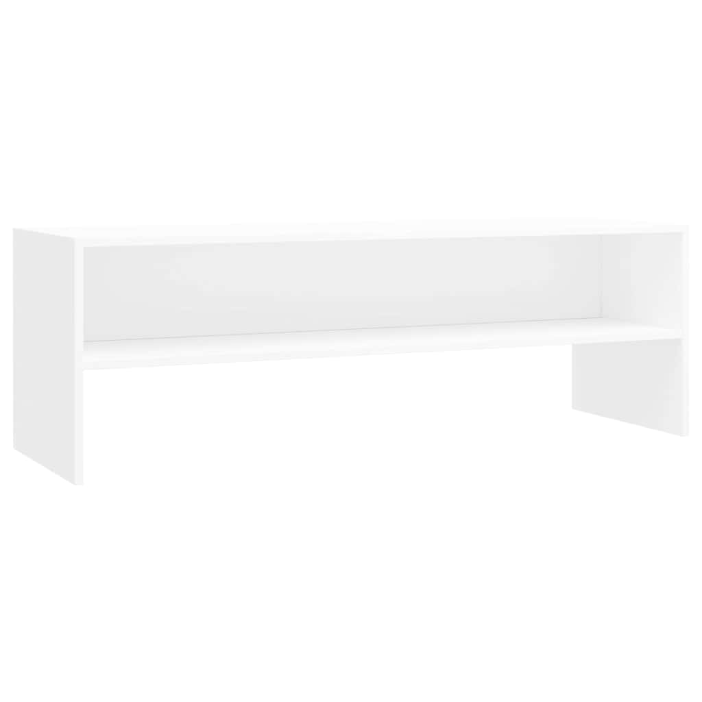 vidaXL TV Cabinet | White | Engineered Wood | Medium | TV Cabinet | Rectangular 2