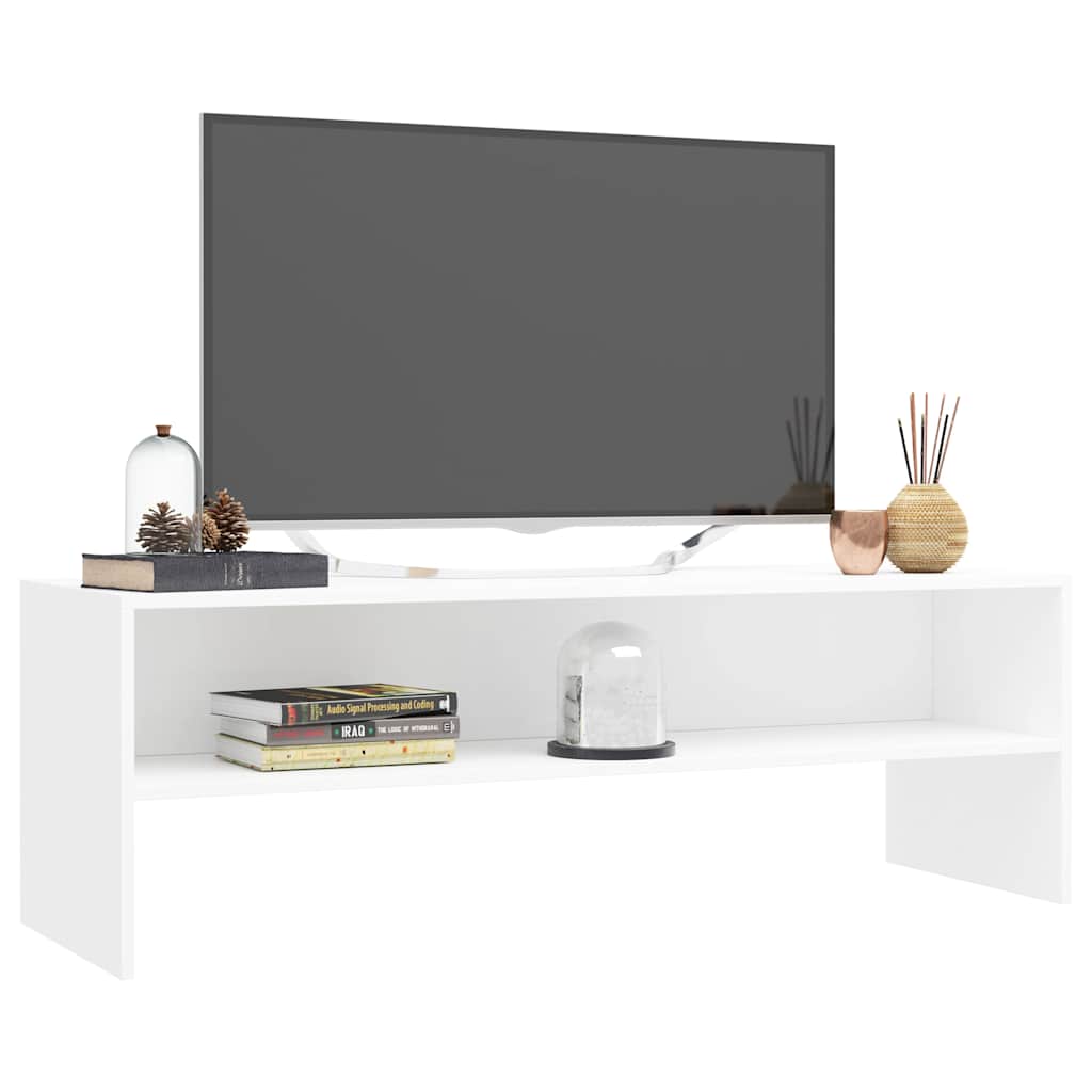 vidaXL TV Cabinet | White | Engineered Wood | Medium | TV Cabinet | Rectangular 3
