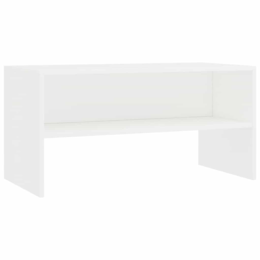 vidaXL TV Cabinet | White | Engineered wood | Compact | TV Cabinet | Rectangular 2