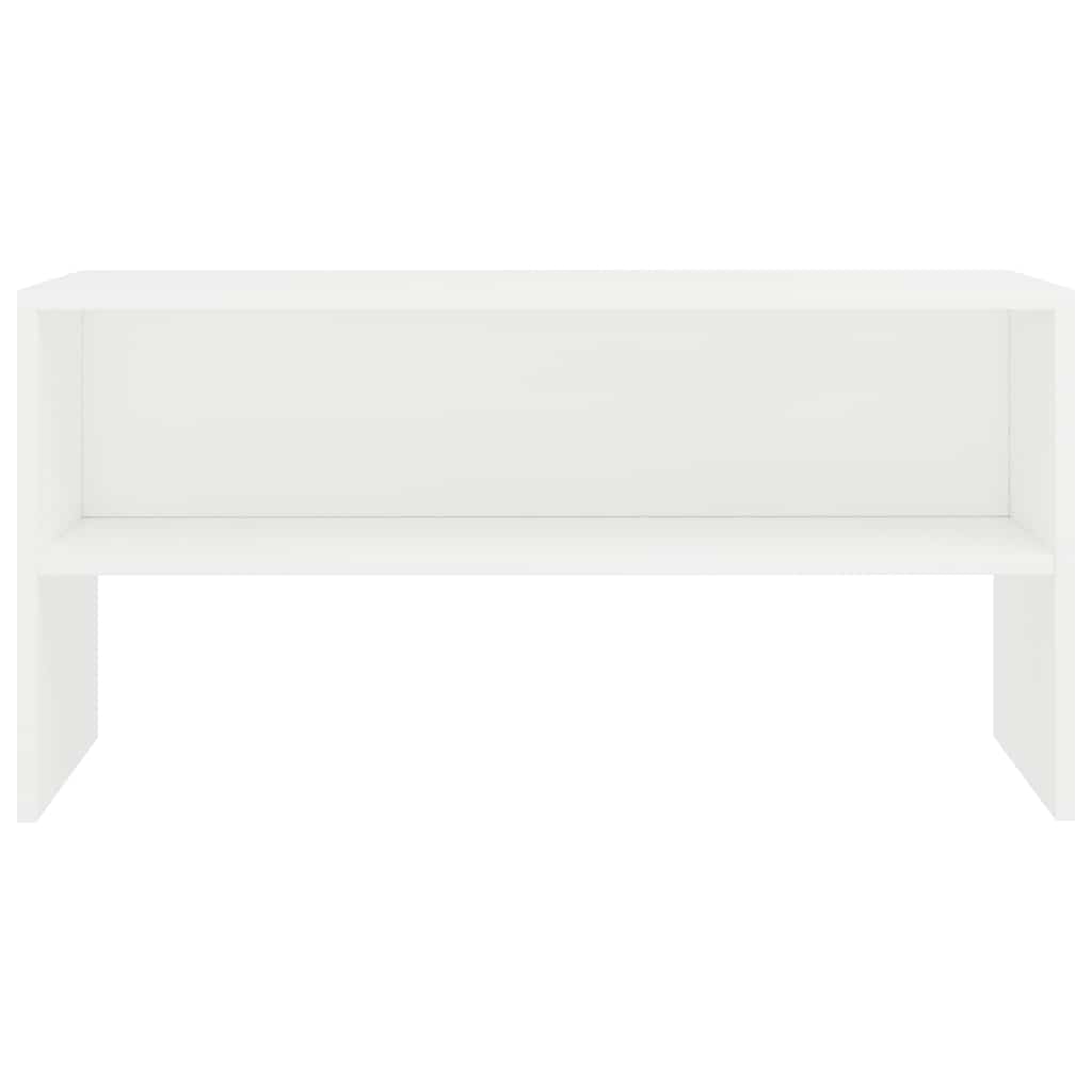 vidaXL TV Cabinet | White | Engineered wood | Compact | TV Cabinet | Rectangular 4