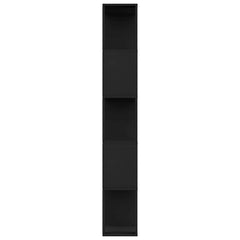 vidaXL Book Cabinet | Black | Engineered wood | 80 x 24 x 159 cm | Book Cabinet 6