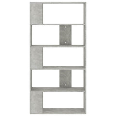 vidaXL Book Cabinet | Concrete Grey | Engineered wood | Medium | Book Cabinet 5