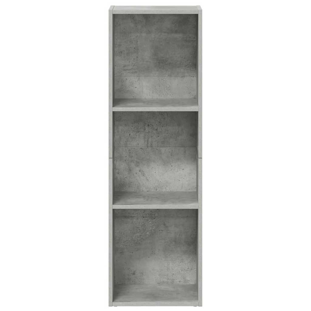 vidaXL Book Cabinet | Concrete Grey | Engineered Wood | Small | Book Cabinet 4
