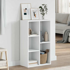 vidaXL Book Cabinet | White | Engineered wood | Medium | Book Cabinet 1