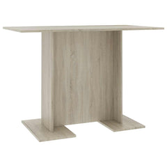 800246 vidaXL Dining Table Sonoma Oak 110x60x75 cm Engineered Wood 2