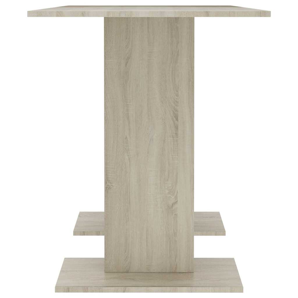 800246 vidaXL Dining Table Sonoma Oak 110x60x75 cm Engineered Wood 4