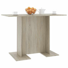 800246 vidaXL Dining Table Sonoma Oak 110x60x75 cm Engineered Wood 5