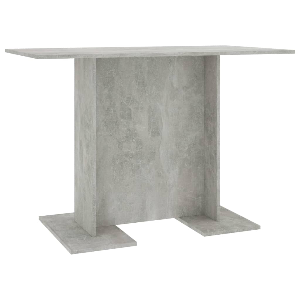 800247 vidaXL Dining Table Concrete Grey 110x60x75 cm Engineered Wood 2