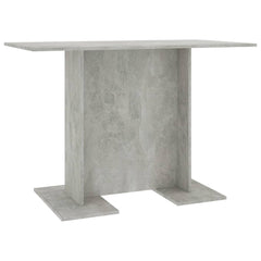 800247 vidaXL Dining Table Concrete Grey 110x60x75 cm Engineered Wood 2