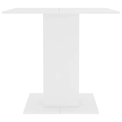 vidaXL Dining Table | White | Engineered wood | Medium | Simple | Dining Table 4